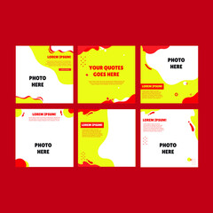 Instagram post template for your business or company