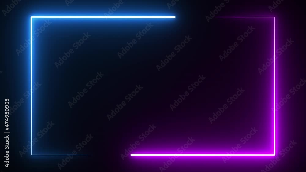Sticker abstract neon studio background in bright colors. colorful neon template soft color background live 