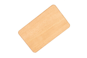 Wooden Cutting board isolated above white background