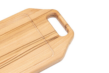 Wooden Cutting board isolated above white background
