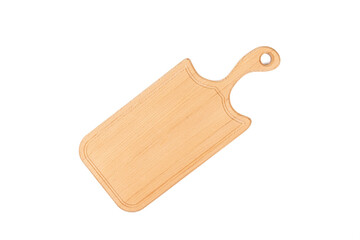 Wooden Cutting board isolated above white background