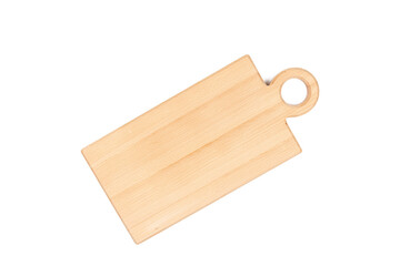 Wooden Cutting board isolated above white background