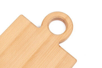 Wooden Cutting board isolated above white background