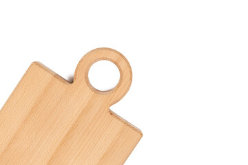 Wooden Cutting board isolated above white background