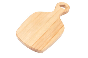 Wooden Cutting board isolated above white background