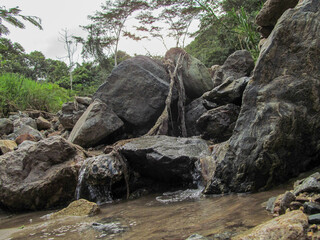 rock in the mountains