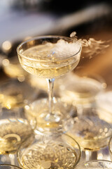 wedding glasses for wine and champagne