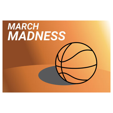 Print March Madness, This Design Is Perfect For Banner Designs, Posters, Backgrounds, Wallpapers, Gift Cards, And Gift Cards