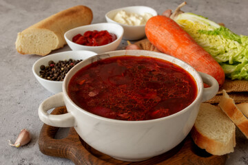 National Slavic dish borscht