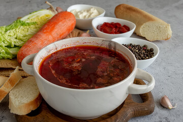 National Slavic dish borscht