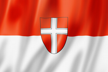 Vienna Land flag, Austria
