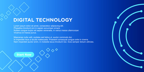 Abstract Background in Blue Color