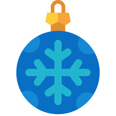 christmas ball flat icon