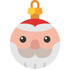 christmas ball flat icon