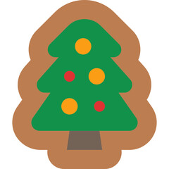 gingerbread pine icon