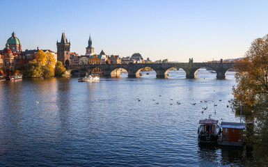 Fototapeta premium Views from the city of Prague, Czech Republic