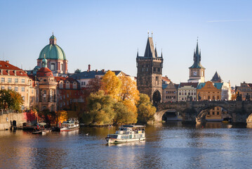 Naklejka premium Views from the city of Prague, Czech Republic