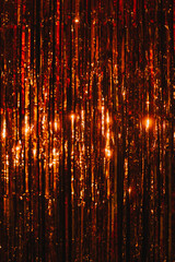 gold, orange and red glitter party background