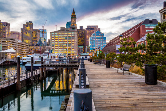 The architecture of Boston in Massachusetts, USA.