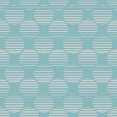 blue striped polka dots seamless vector pattern