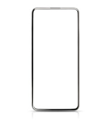 smartphone isolated on white background, front view