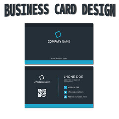 business card template, Print, business card design