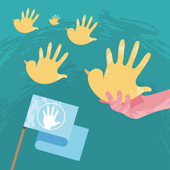 human rights pigeons