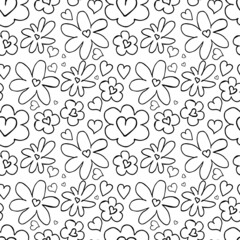 seamless floral background. pattern with flowers