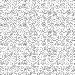 seamless floral background. pattern with flowers