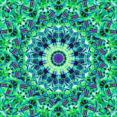 Cool light textured background image Kaleidoscope