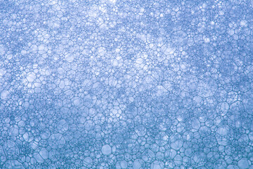 Macro bubble,Macro close up of soap bubbles look like scienctific image of cell and cell membrane 