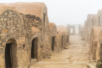 Old Ksar Zammour , south region of Tunisia 