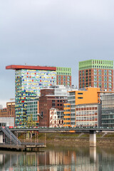modern buildings in Dusseldorf