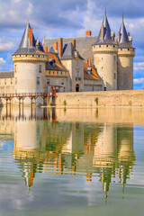 Fototapeta na wymiar Sully-sur-Loire, château de la Loire, France 