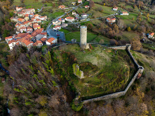 Castello di Comano | Vista aerea