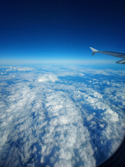 view from airplane window