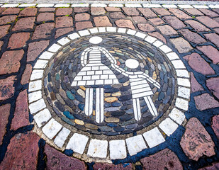 pedestrian sign in germany