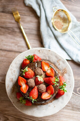 Chocolate Strawberry Cake
