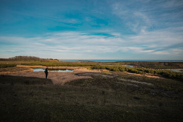 Fototapeta premium landscape with sky and clouds