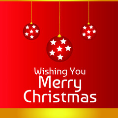 merry christmas greeting card