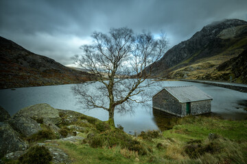 Little Boathouse at Llyn Ogwen, Snowdonia 