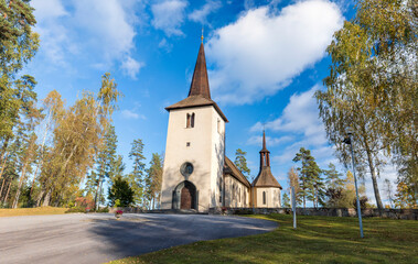 Fototapeta na wymiar Ohs church in Värnamo, Sweden