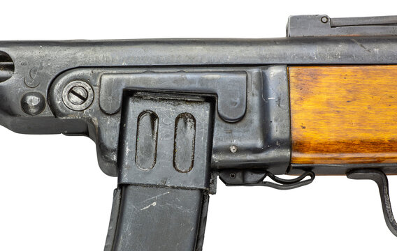 historical Shpagin submachine gun of the Second World War