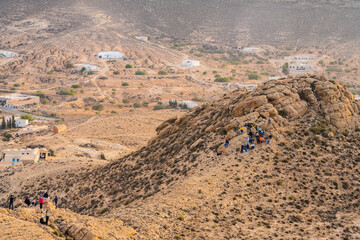 Some view of the Dahar, south region of Tunisia 