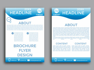 poster flyer pamphlet brochure cover design layout space for photo background, vector template in A4 size