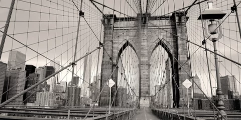 Fotobehang Brooklyn Bridge © Grzegorz