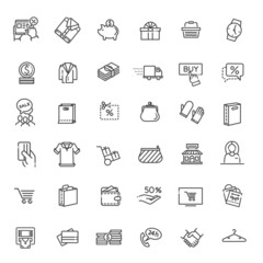 Outline icon collection - Black Friday Big Sale