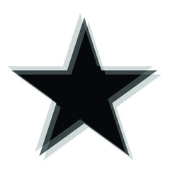 Glitch distorted geometric shape . Blurred star .Minimal art design . Noise destroyed logo . Trendy defect error shapes . Glitched frame .Broken effect .vector 