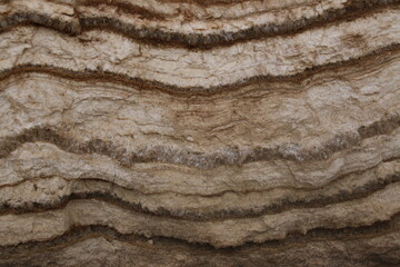 Dead Sea Geological Salt Formation