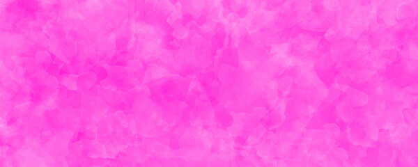 Vector pink watercolor art background. Valentine's Day. Hand painted watercolour texture for cards, cover, banner or wallpaper. Pink valentines. Watercolour banner. Brushstrokes and splashes.	